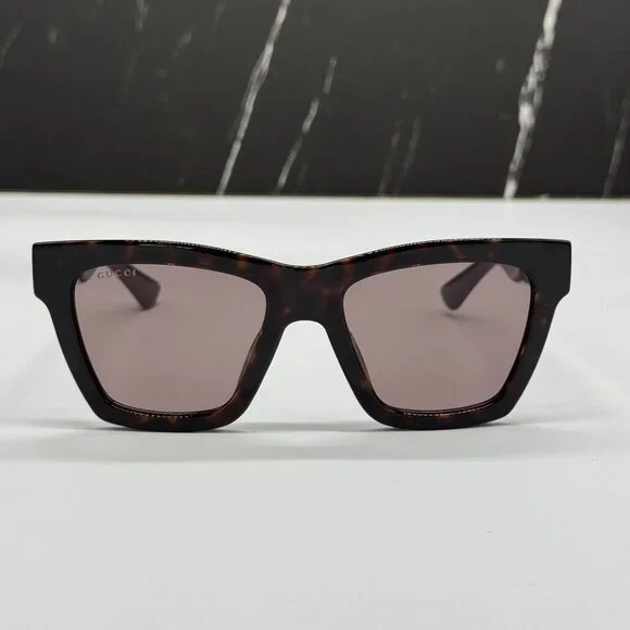 NEW GUCCI SUNGLASSES HAVANA WOMEN EYEWEAR GUCCI GG1714S 007 - Picture 4 of 11